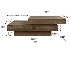 Rustic Planes Coffee Table - functional centerpieces for homes | Image 9 | InSTYLE Home & Rugs