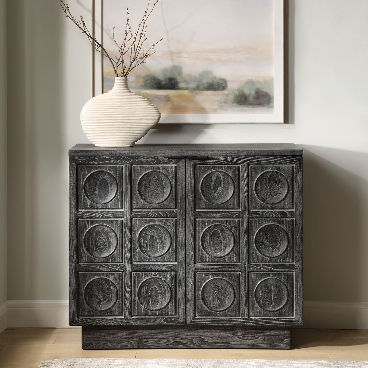Shelby 2 Door Cabinet - perfect storage for drinks and glassware | Image 1 | InSTYLE Home & Rugs