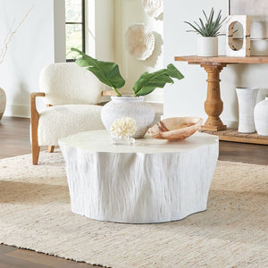 Woods Edge Coffee Table, White - stylish tables for living rooms | Image 1 | InSTYLE Home & Rugs