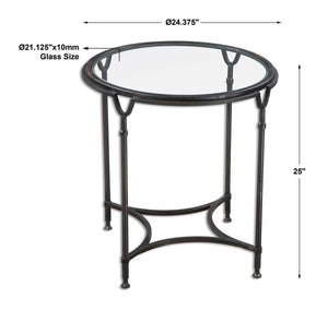 Samson Side Table - perfect for holding drinks, lamps, and other essentials | Image 4 | InSTYLE Home & Rugs