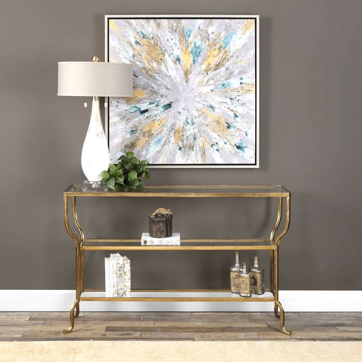 Deline Console Table - compact console for organizing entryway or hallway essentials | Image 1 | InSTYLE Home & Rugs