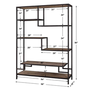 Sherwin Etagere, 2 Cartons - modern etagere for displaying decor and accessories | Image 9 | InSTYLE Home & Rugs