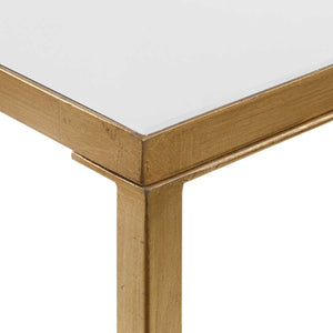 Hayley Console Table, Gold - elegant console table for modern living room decor | Image 5 | InSTYLE Home & Rugs
