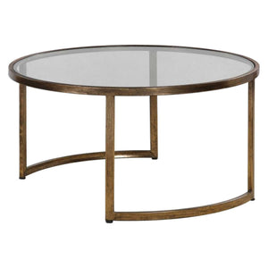 Rhea Nesting Coffee Tables, Gold, S/2 - functional centerpieces for homes | Image 3 | InSTYLE Home & Rugs