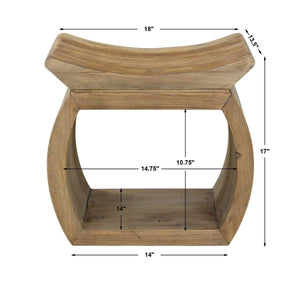 Connor Small Bench, Natural - stylish bench for any space | Image 6 | InSTYLE Home & Rugs