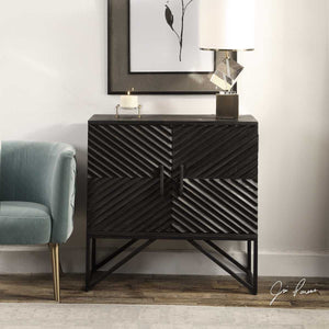 Zadie 2 Door Cabinet - perfect storage for drinks and glassware | Image 7 | InSTYLE Home & Rugs