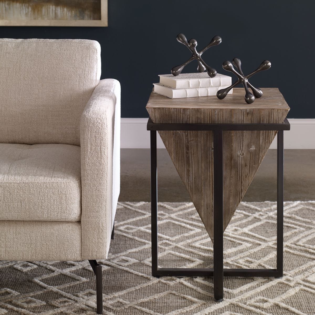 Bertrand Accent Table, Natural - functional accent table with unique design for any room | Image 1 | InSTYLE Home & Rugs