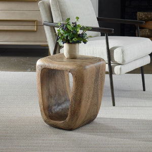 Loophole Accent Stool, Bleached Wash - available in various heights | Image 6 | InSTYLE Home & Rugs