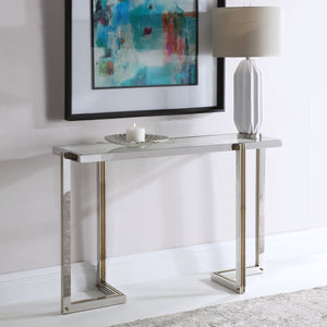 Locke Console Table - compact console for organizing entryway or hallway essentials | Image 7 | InSTYLE Home & Rugs