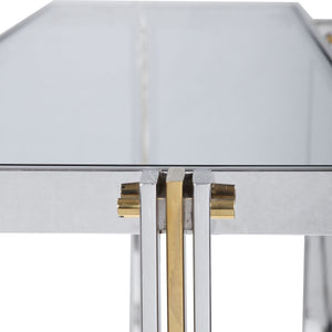 Locke Console Table - compact console for organizing entryway or hallway essentials | Image 5 | InSTYLE Home & Rugs