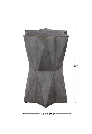 Capella Accent Table, Gray - small accent table with storage for a clutter-free space | Image 7 | InSTYLE Home & Rugs