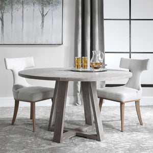 Gidran Dining Table, Gray, 2 Cartons - perfect for family meals | Image 7 | InSTYLE Home & Rugs