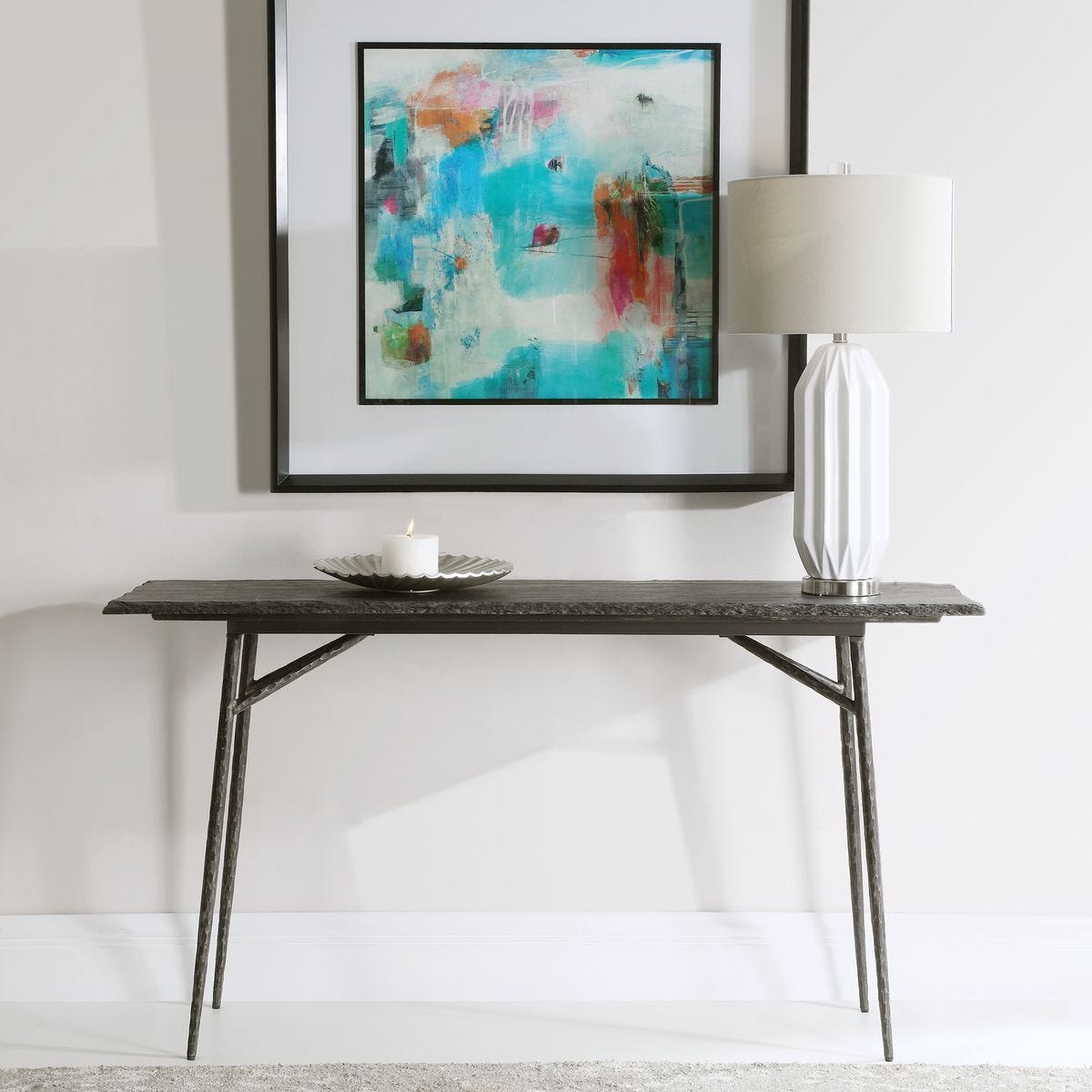 Kaduna Console Table, 2 Cartons - compact console for organizing entryway or hallway essentials | Image 1 | InSTYLE Home & Rugs