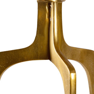 Kenna Accent Table, Gold - functional accent table with unique design for any room | Image 3 | InSTYLE Home & Rugs