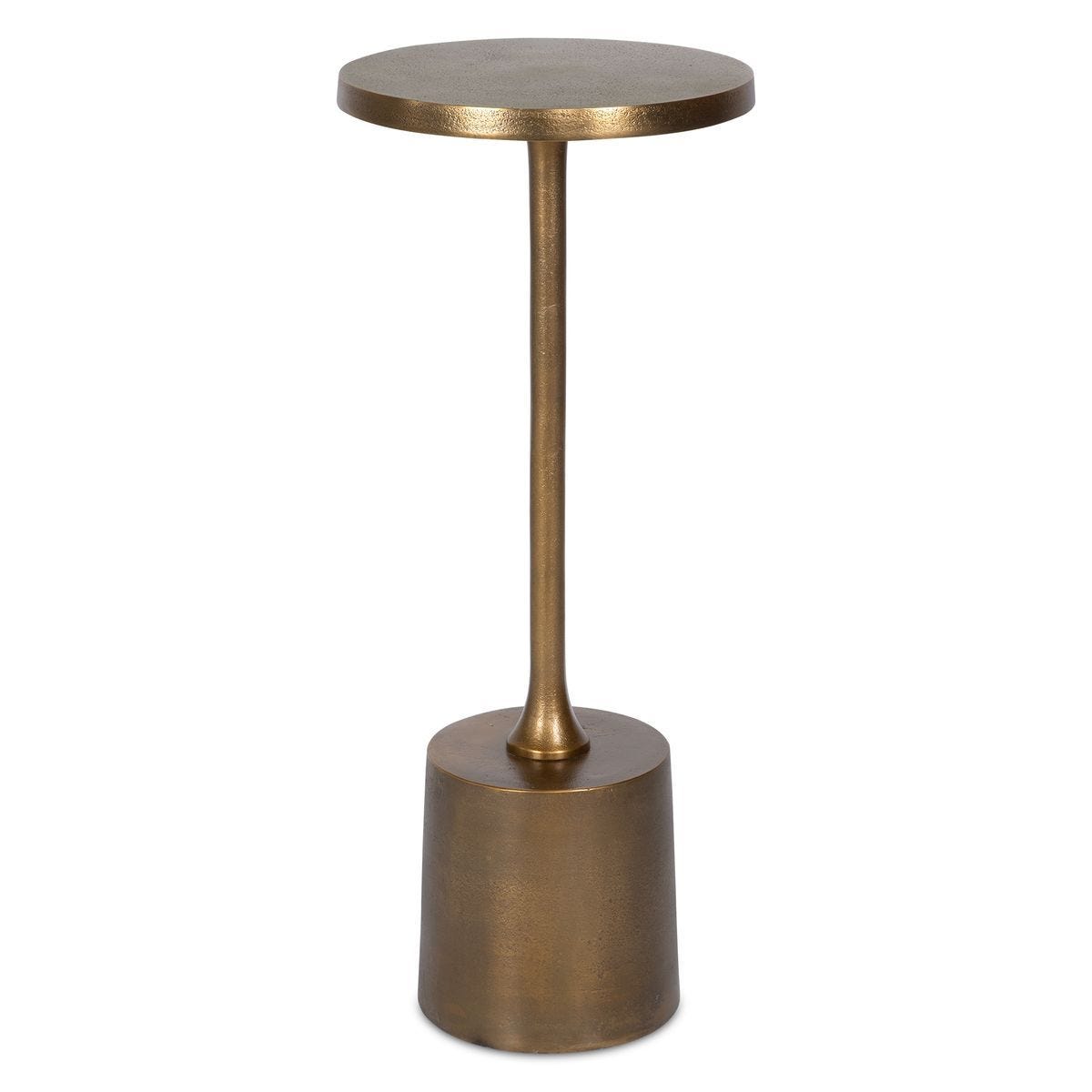 Sanaga Indoor-Outdoor Drink Table, Gold - contemporary end table for sofas | Image 2 | InSTYLE Home & Rugs
