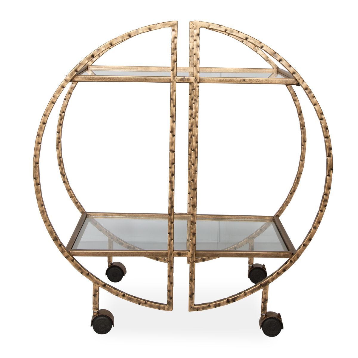 Zelina Bar Cart - compact bar cart for small spaces and home entertainment | Image 2 | InSTYLE Home & Rugs