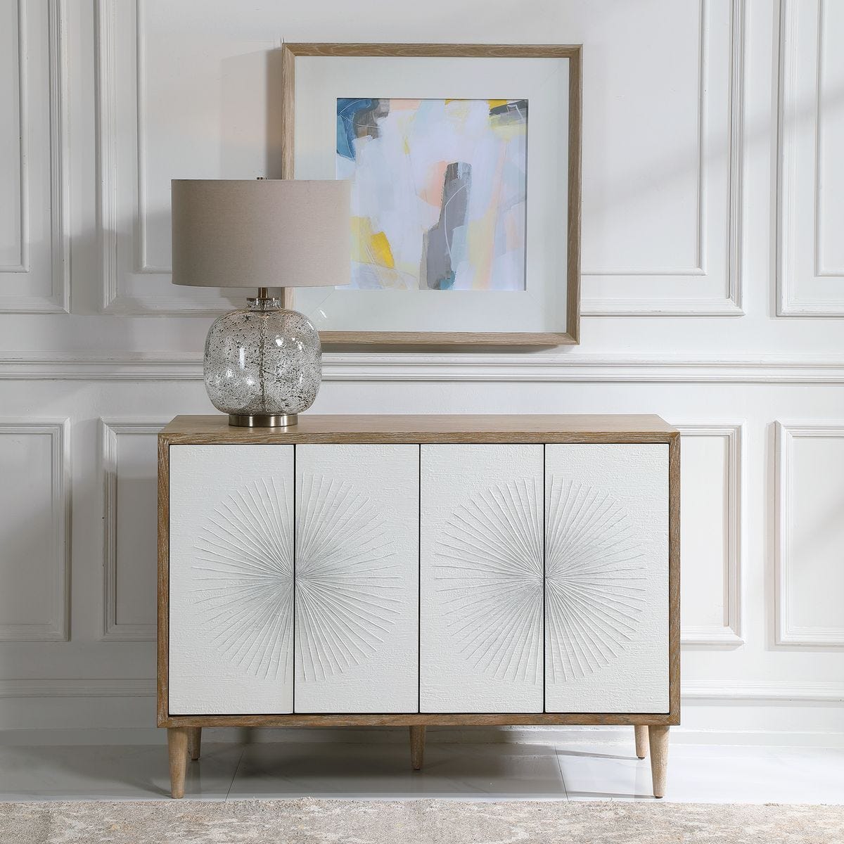 Dani 4 Door Cabinet - perfect storage for drinks and glassware | Image 1 | InSTYLE Home & Rugs