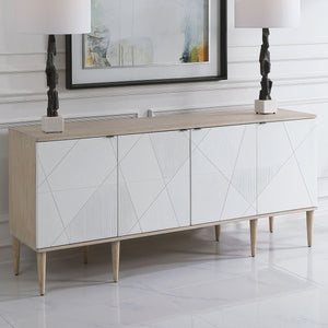 Tightrope 4 Door Cabinet - stylish bar carts for entertaining | Image 10 | InSTYLE Home & Rugs