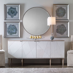 Tightrope 4 Door Cabinet - stylish bar carts for entertaining | Image 1 | InSTYLE Home & Rugs