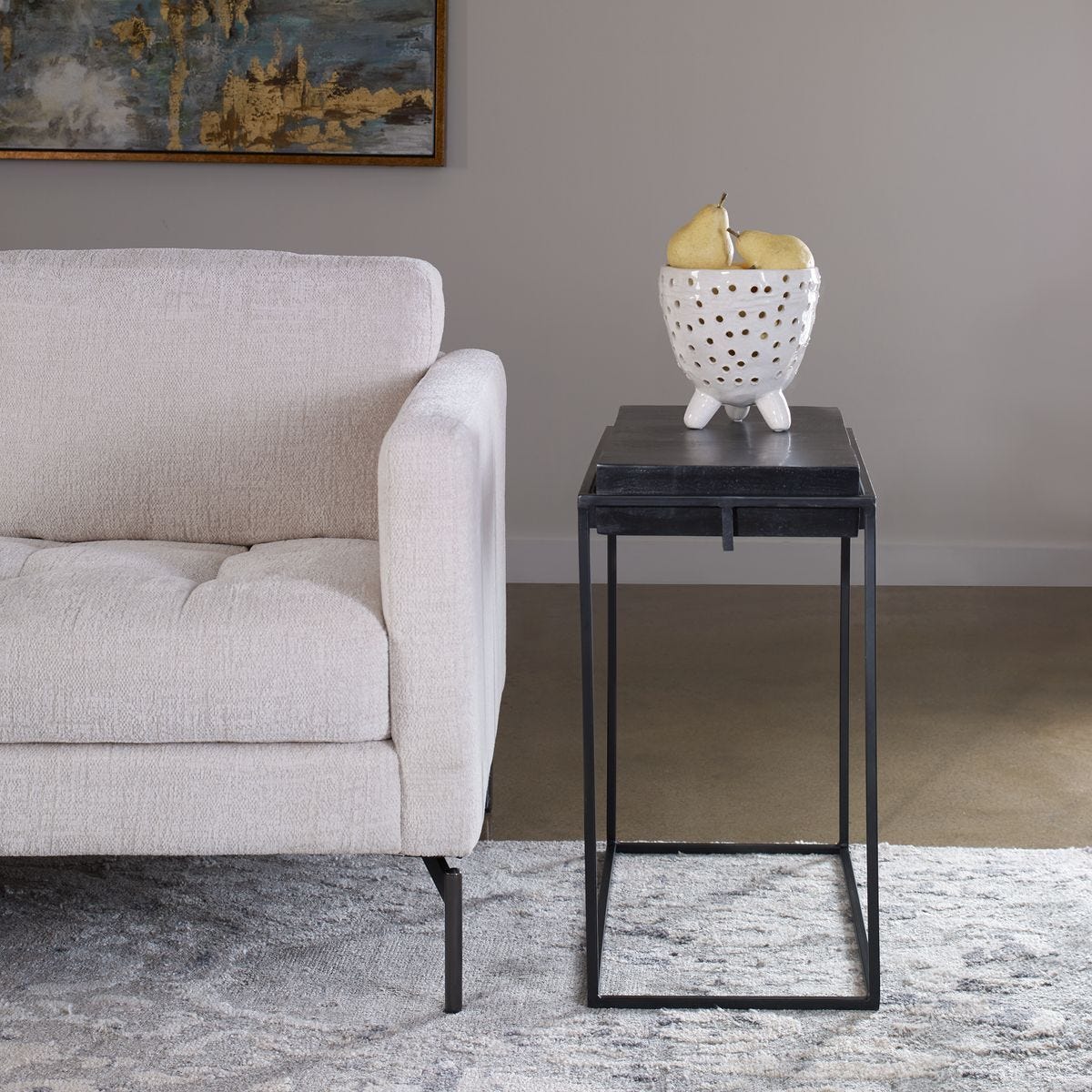Telone Side Table - perfect for holding drinks, lamps, and other essentials | Image 1 | InSTYLE Home & Rugs