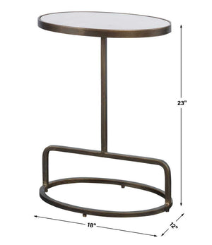 Jessenia Accent Table, Marble - small accent table with storage for a clutter-free space | Image 5 | InSTYLE Home & Rugs