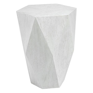 Volker Side Table, White - perfect for holding drinks, lamps, and other essentials | Image 3 | InSTYLE Home & Rugs