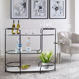 Trolley Bar Console, 2 Cartons - versatile console for stylish storage and display in any room | Image 6 | InSTYLE Home & Rugs