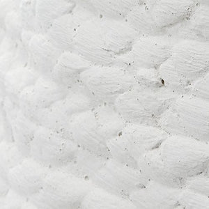 Resort Accent Stool, White - compact and stylish design | Image 5 | InSTYLE Home & Rugs