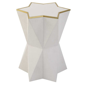 Capella Accent Table, White - chic accent table for contemporary home interiors | Image 3 | InSTYLE Home & Rugs