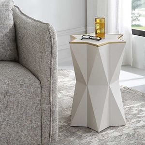 Capella Accent Table, White - chic accent table for contemporary home interiors | Image 1 | InSTYLE Home & Rugs