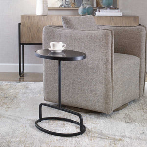 Jessenia Accent Table, Black - chic accent table for contemporary home interiors | Image 1 | InSTYLE Home & Rugs