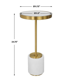 Laurier Drink Table, White - accent tables for living rooms | Image 5 | InSTYLE Home & Rugs