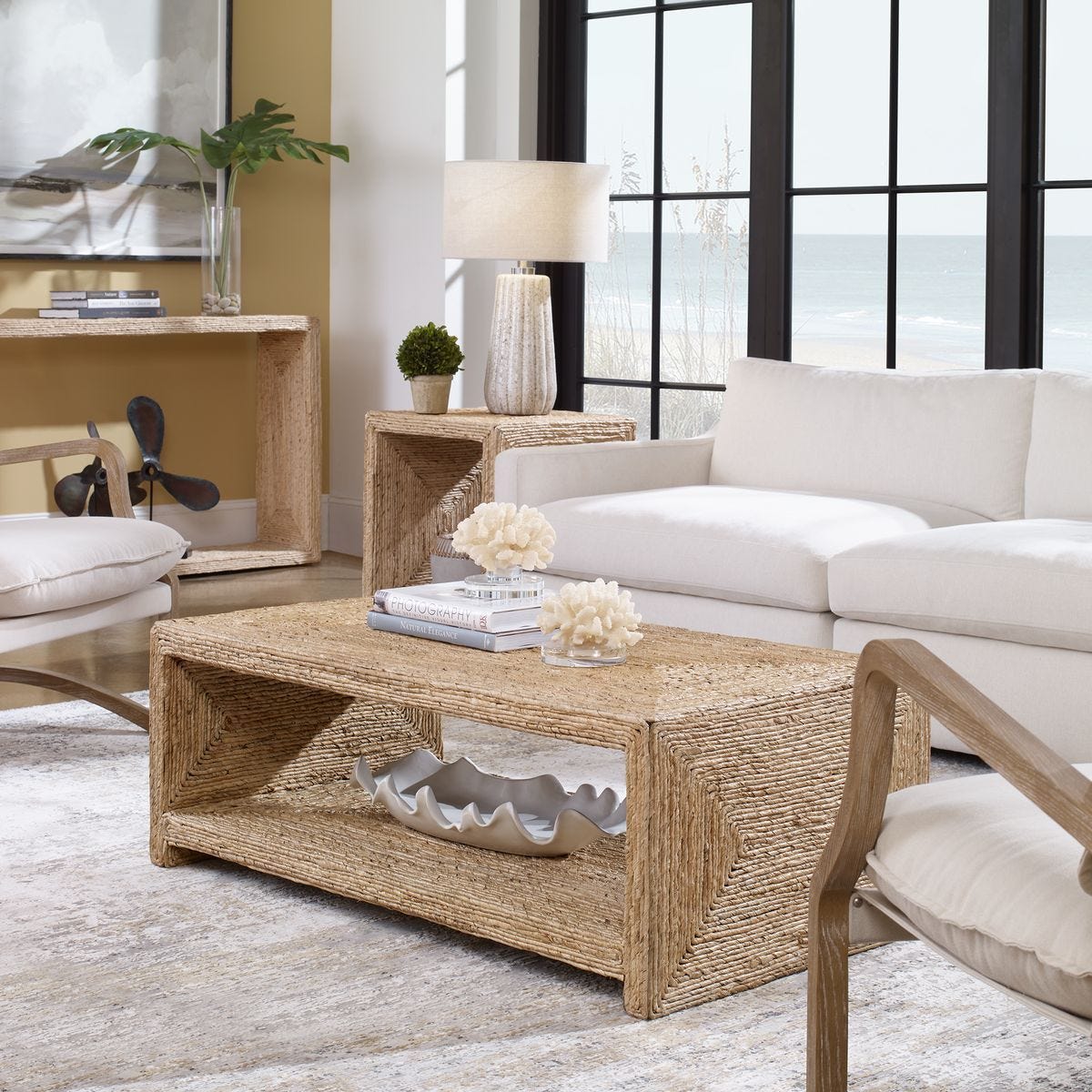 Rora Open Coffee Table - stylish tables for living rooms | Image 1 | InSTYLE Home & Rugs