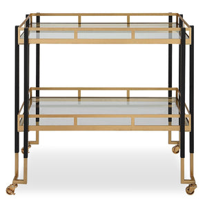Kentmore Bar Cart - compact bar cart for small spaces and home entertainment | Image 2 | InSTYLE Home & Rugs