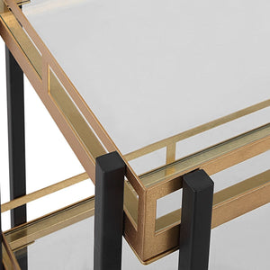 Kentmore Bar Cart - compact bar cart for small spaces and home entertainment | Image 5 | InSTYLE Home & Rugs