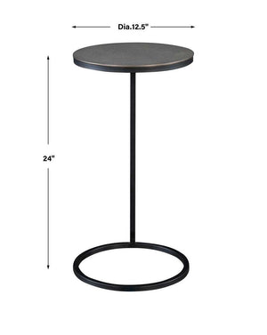 Brunei Accent Table, Nickel - chic accent table for contemporary home interiors | Image 6 | InSTYLE Home & Rugs