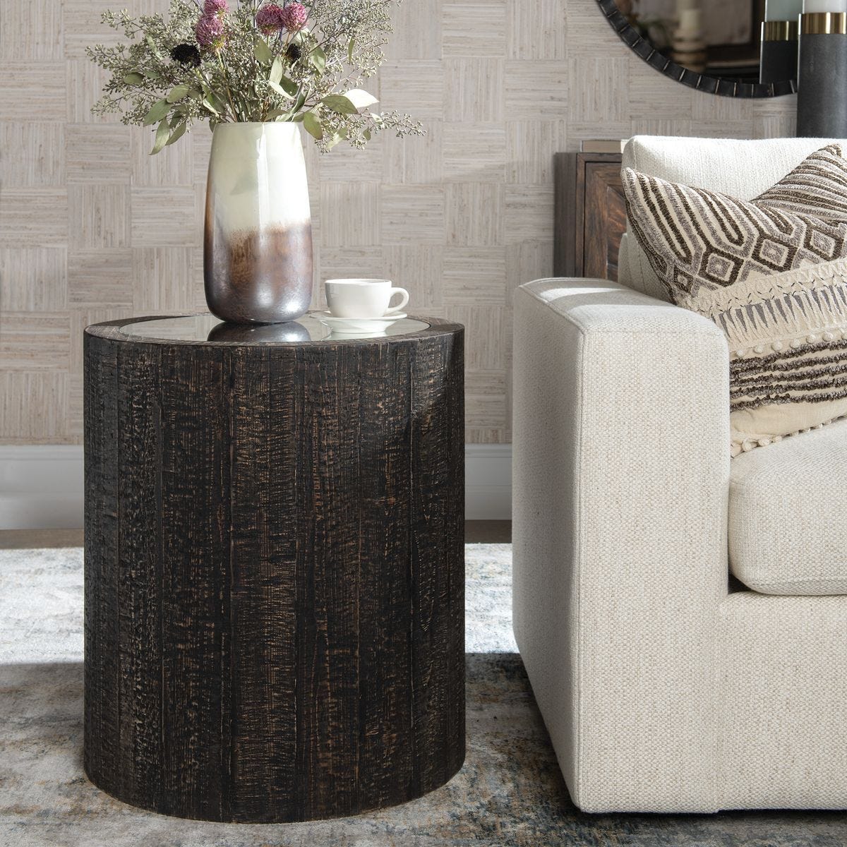 Sequoia Accent Table - small accent table with storage for a clutter-free space | Image 1 | InSTYLE Home & Rugs