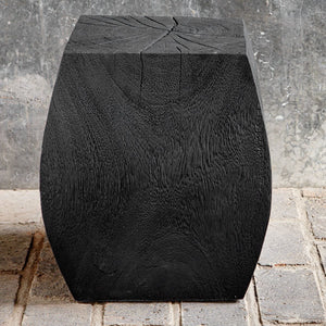 Grove Accent Stool, Black - perfect for small spaces | Image 6 | InSTYLE Home & Rugs