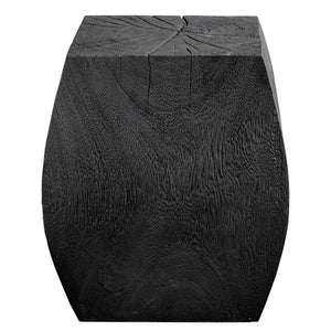 Grove Accent Stool, Black - perfect for small spaces | Image 4 | InSTYLE Home & Rugs