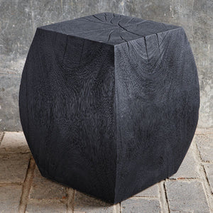 Grove Accent Stool, Black - perfect for small spaces | Image 5 | InSTYLE Home & Rugs