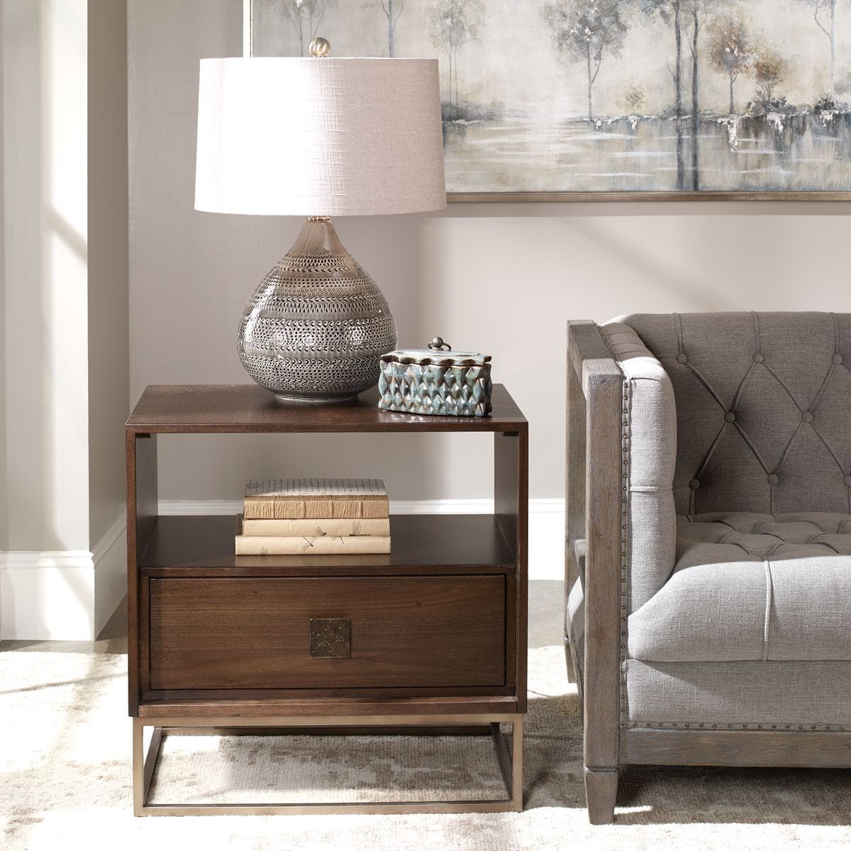 Bexley Side Table - available in a variety of materials and styles | Image 1 | InSTYLE Home & Rugs