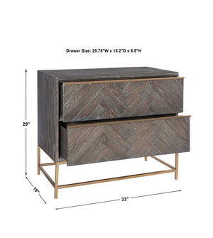 Armistead 2 Drawer Chest - versatile drawer unit for office, bedroom, or living space | Image 10 | InSTYLE Home & Rugs