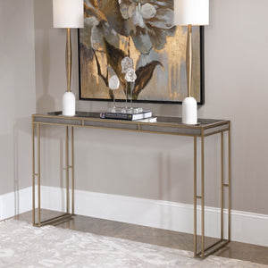 Cardew Console Table - compact console for organizing entryway or hallway essentials | Image 4 | InSTYLE Home & Rugs