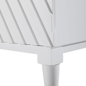 Colby 3 Drawer Chest, White - versatile drawer unit for office, bedroom, or living space | Image 6 | InSTYLE Home & Rugs