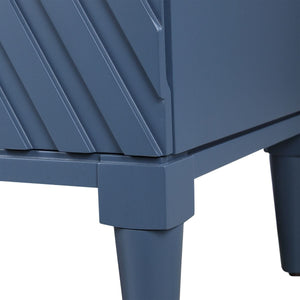 Colby 3 Drawer Chest, Blue - versatile drawer unit for office, bedroom, or living space | Image 6 | InSTYLE Home & Rugs