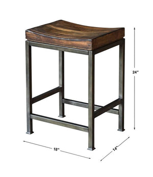 Beck Counter Stool - perfect for modern counters | Image 6 | InSTYLE Home & Rugs