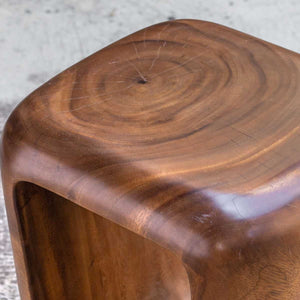 Loophole Accent Stool, Natural Wash - perfect for small spaces | Image 8 | InSTYLE Home & Rugs