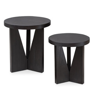 Nadette Nesting Tables, Espresso, S/2 - functional design with style | Image 2 | InSTYLE Home & Rugs