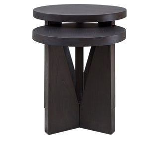 Nadette Nesting Tables, Espresso, S/2 - functional design with style | Image 3 | InSTYLE Home & Rugs