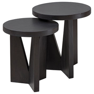 Nadette Nesting Tables, Espresso, S/2 - functional design with style | Image 4 | InSTYLE Home & Rugs